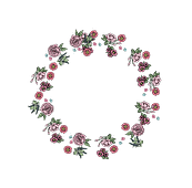 flowery frame