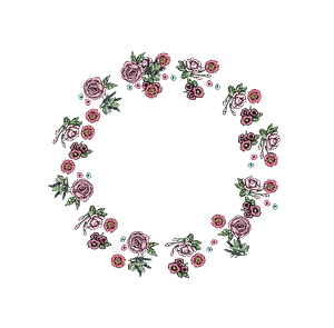 flowery frame
