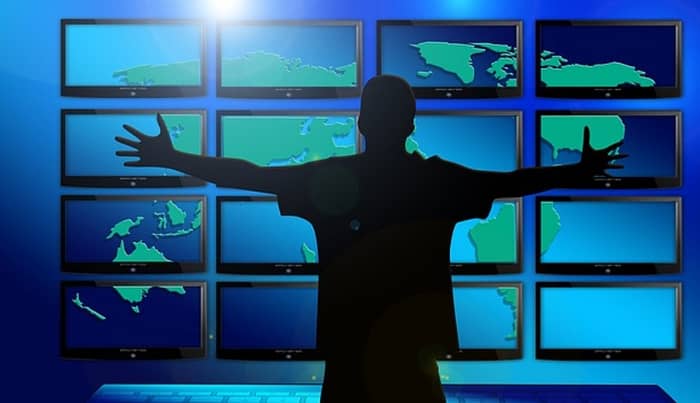 boy in front of monitor